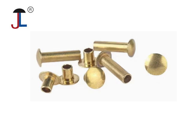 Brass Semi-Hollow Male-Female Rivet
