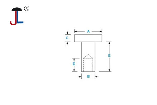 Flat Head Semi Tubular Rivet