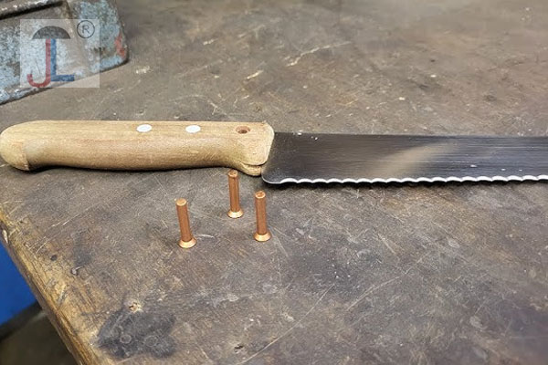 Can you use tubular rivets in a knife handle