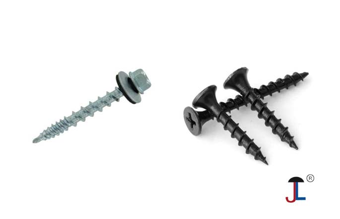 What is the difference between galvanized and phosphate coated screws