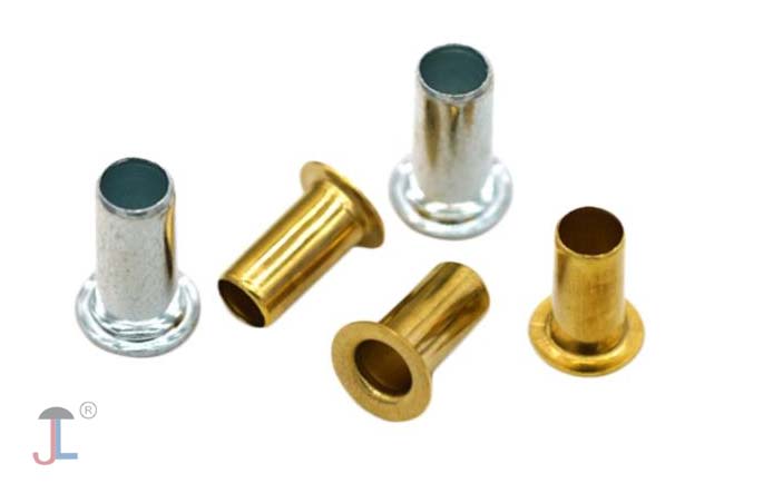 What is a hollow rivet?