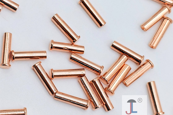 What are copper rivets used for