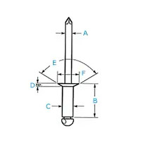 Countersunk Blind Rivet