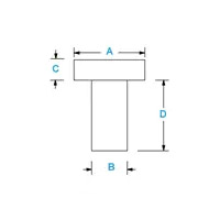 Solid Flat Rivet